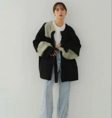 Knuth Marf 오버 사이즈 니트 가디건 unisex