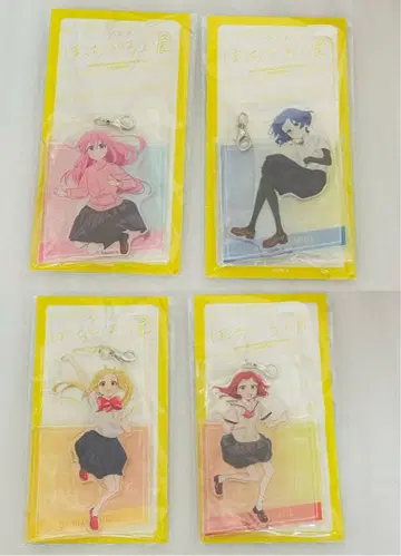 보자란 전시회 흔들흔들 아크릴 스탠드 4개 세트