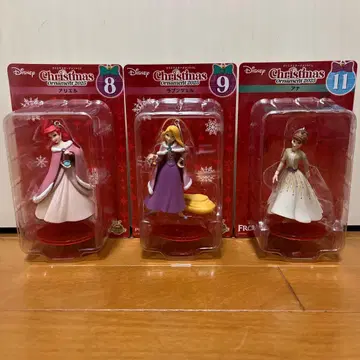 디즈니 Happy 복권 크리스마스 오너먼트 아리엘 라푼젤 안나