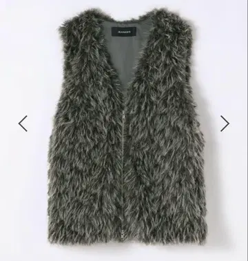 JEANASIS MIX 컬러 퍼 베스트