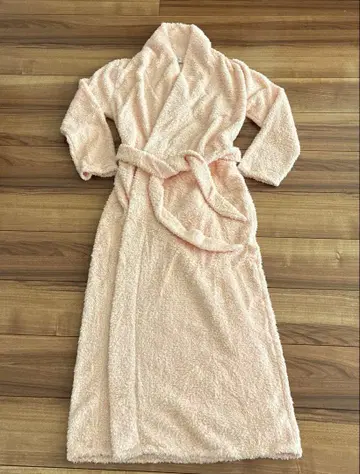 [ 새상품, 미사용 ] NOTA 살몬 핑크 플리스 롱 가운