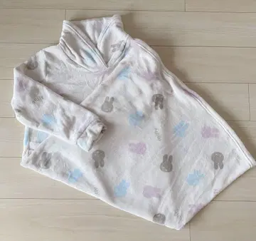 미피 플리스 룸웨어 파자마 원피스 긴팔