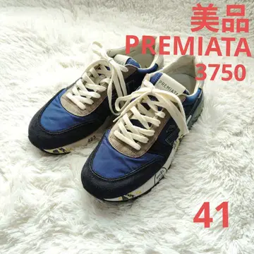 [ 새상품급 ] PREMIATA 프리미어타 스니커즈 네이비 41