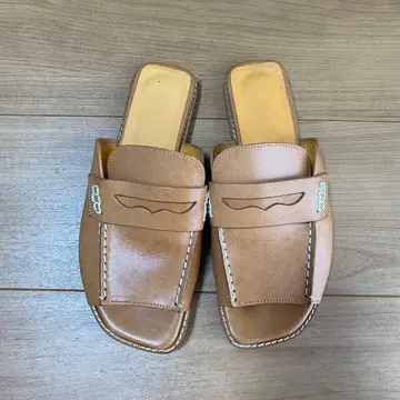 더 댈러스 가죽 신발 뮬 더 댈러스