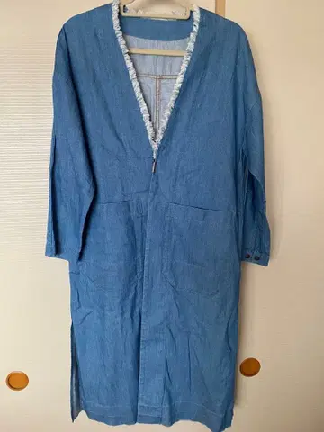 투모로우랜드 맥피 데님 롱 셔츠 인디고 *새상품급*