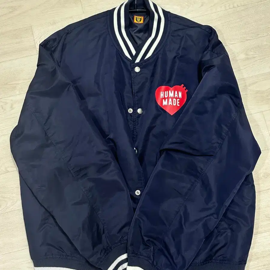 HUMAN MADE | 휴먼메이드 Human Made Nylon Stadium Jacket L #휴먼