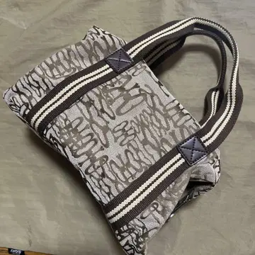 savoy 가방 브랜드 핸드백 브라운 기하학 패턴