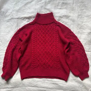 SIMPLICITE 케이블 짜임 니트 스웨터