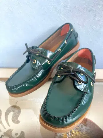 G.H.BASS/별주 로퍼 그린 약 27cm/애로우즈 별주 모델