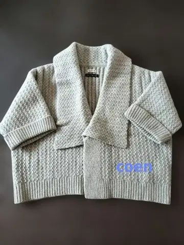 coen 볼레로 가디건 라이트 그레이