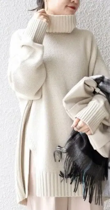 SH IPS 니트 스웨터 터틀넥