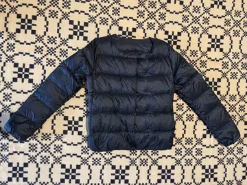 새상품급 피레넥스 정품 칸느 블랙 38 노카라 다운 자켓