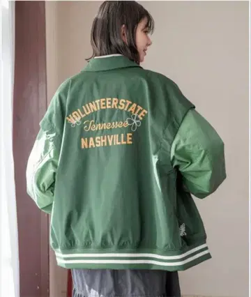 니코앤드 2way 애니멀 바시티 자켓