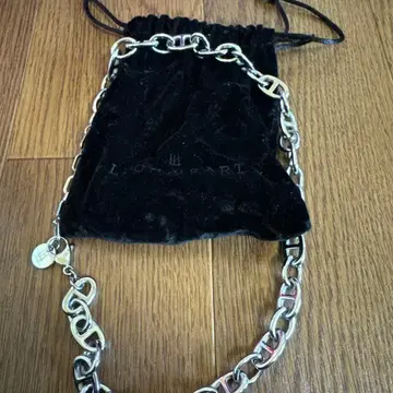 LION HEART 실버 체인 목걸이