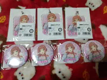 학마스 DMM 스크래치 캔뱃지 아크릴 키링 히메자키 리나미