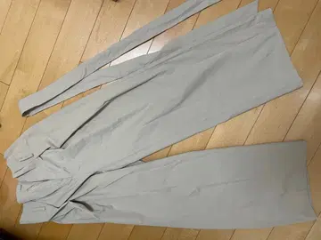 일본제 라이트 그레이 와이드 팬츠