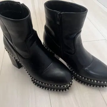 블랙 힐 부츠 통굽 갸루