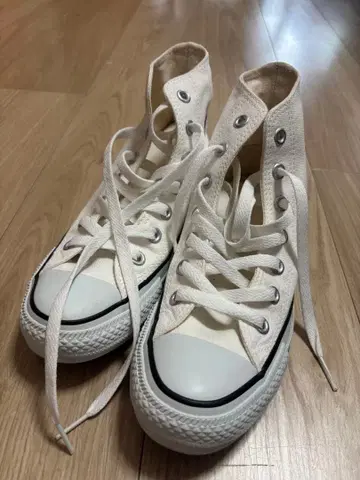 Converse 올스타 화이트 스니커즈 1CJ604 23cm