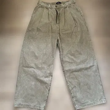 CPCM 페이드 덕 턱 와이드 팬츠