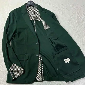 새상품급 미사용급 TK 테일러드 자켓 안쪽 체크 무늬 멋짐