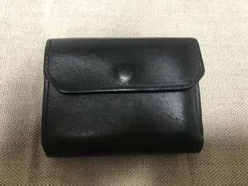 LIFE POCKET 천연 가죽 라이프 포켓 미니 지갑 블랙 중고