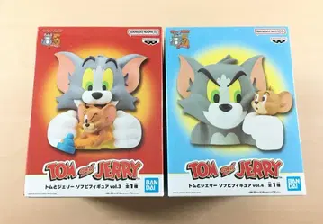 새상품 톰과 제리 소프트 비닐 피규어 vol.3 vol.4 2종 세트