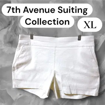 7th Avenue [ XL ] 화이트 숏팬츠 골프 스트레치