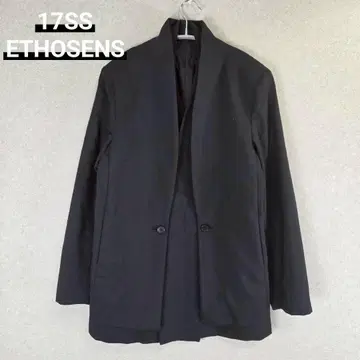 17SS ETHOSENS 레이어드 노카라 테일러드 자켓