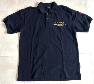 AVIREX U.S. NAVY Blue Angels 피케 셔츠 L