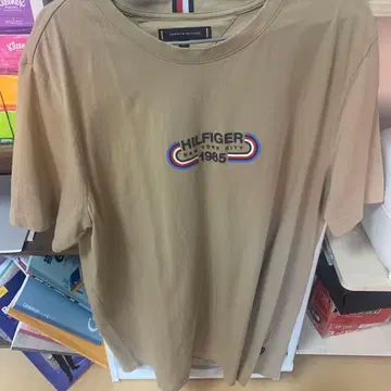 TOMMY HILFIGER 1985 T셔츠 XL 베이지