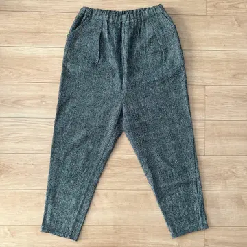 merci 메르시 글렌체크 팬츠 프렌치 브뤼