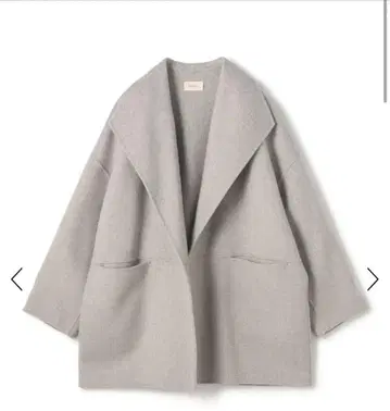 DES PRE 더블 페이스 멜톤 비버 숏코트