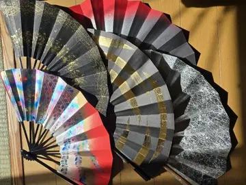 일본 무용용 부채 5개