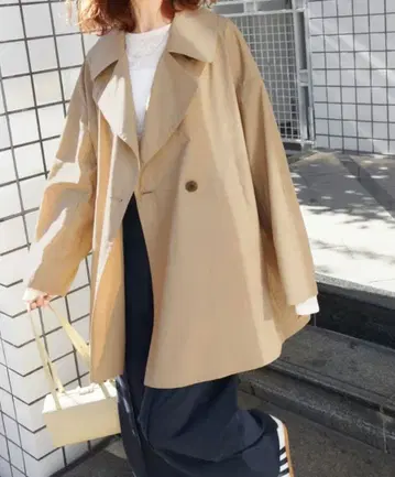 [ JOURNAL STANDARD ] 드라이 크로스 미들 발라칼라 코트