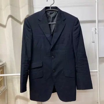 블랙 라벨 다크 블루 스트라이프 테일러드 자켓