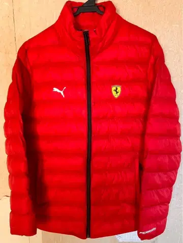 푸마 페라리 빨간색 다운 자켓