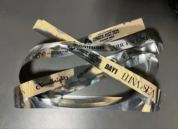 루나페스 LUNATIC FEST 2025 은색 테이프