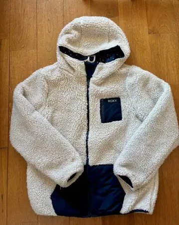 록시 플리스 자켓 리버서블