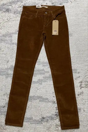 미사용 Levi's 711 SKINNY 브라운 코듀로이 스키니 팬츠
