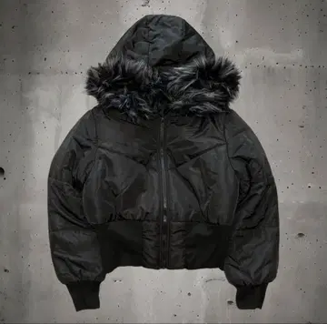 y2k military type N2B fur flight jacket