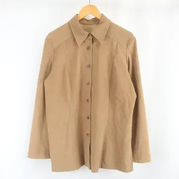 새상품급 페이크 스웨이드 셔츠 자켓 구제 의류 46 베이지 남성용