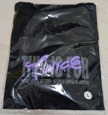 TWICE SANA T셔츠 THIS IS FOR L 미개봉 새상품