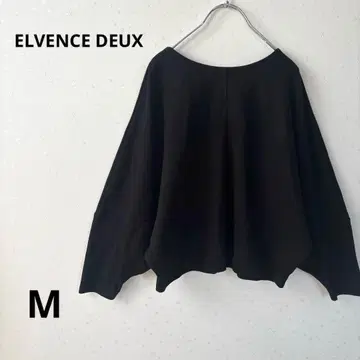 엘베스 드 돌먼 슬리브 상의 풀오버 백 하프 집업