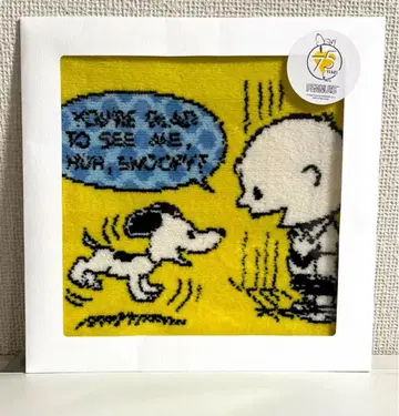 스누피 SNOOPY 셔닐 직물 타월 손수건 미개봉 새상품