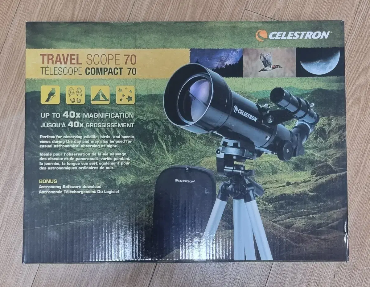Celestron Travel Scope 70 Telescope (Astronomy Telescope) on Bunjang Global  Site.