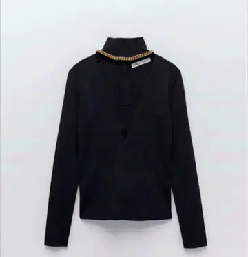 [ 새상품 zara 체인 니트 스웨터 ]