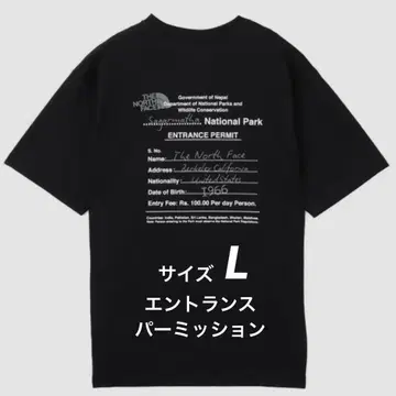 T셔츠 반팔 THE NORTH FACE 엔트런스 퍼미션 블랙