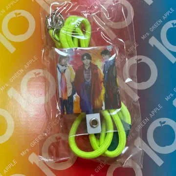Mrs. GREEN APPLE 스트랩 형광 그린