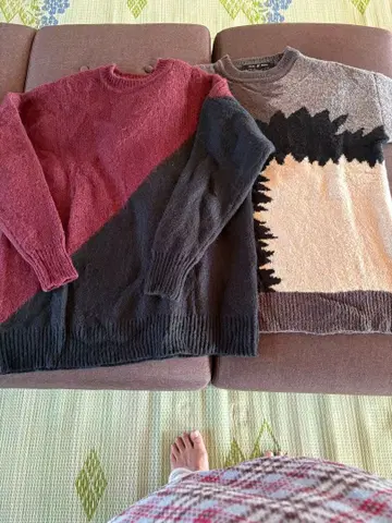 NO ID 스웨터 자켓