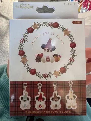 디즈니 크리스마스 2025 리루린린 키체인 랜덤 새상품 미개봉